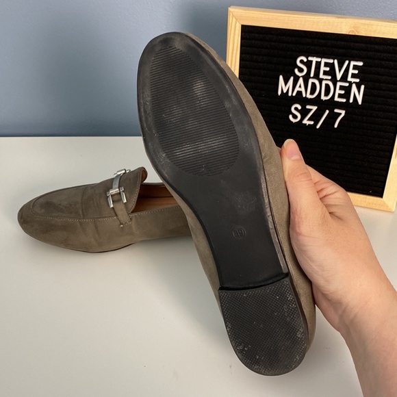 STEVE MADDEN Faux Suede Loafers - Picture 5 of 6